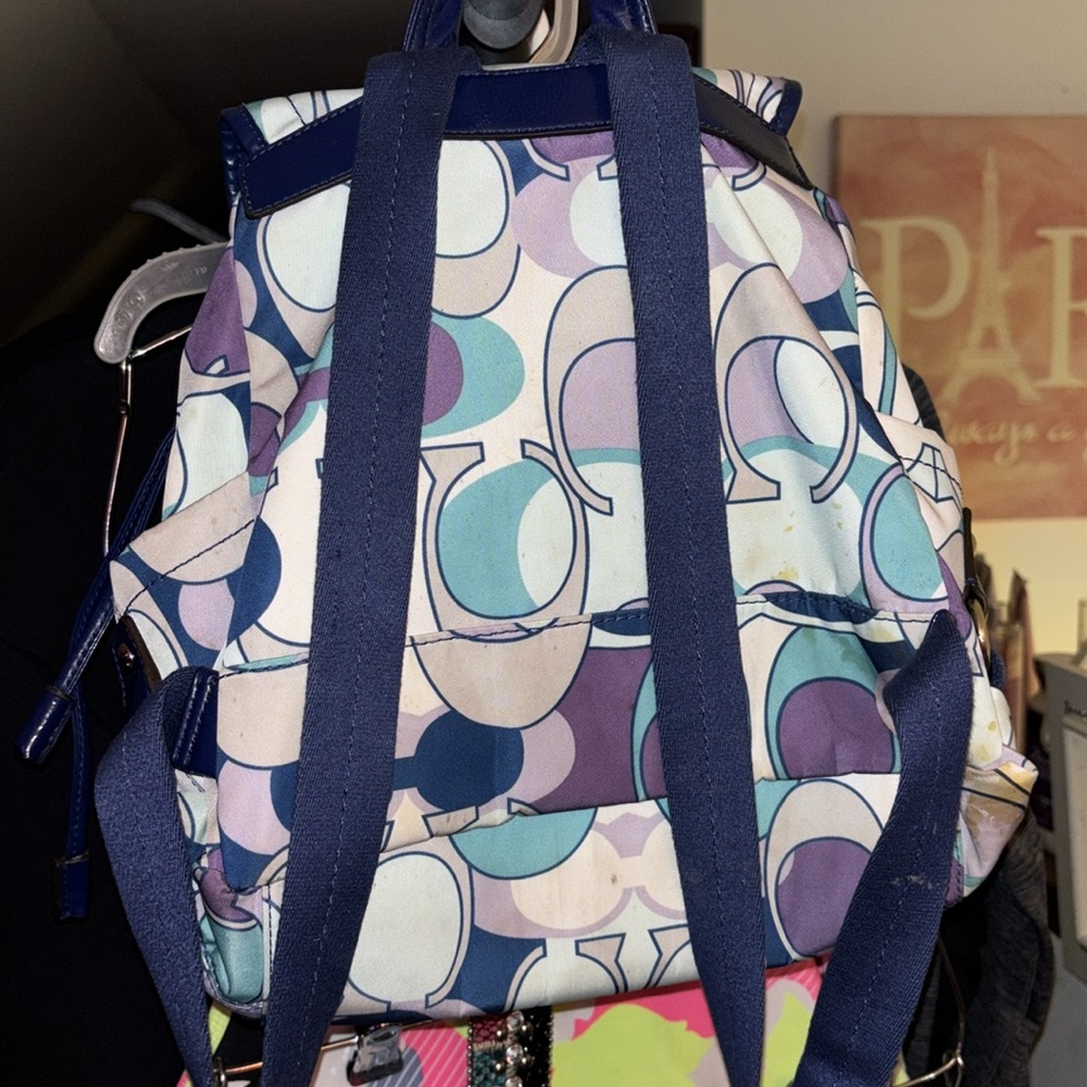 Coach Stylish Multicolor Backpack - image 2